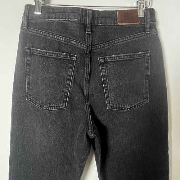 BDG Dillon High Rise Slim Straight Black Jeans W28 L32 - Picture 4 of 6